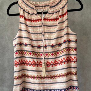 THML Ebroidered Dress with Tassels, Sz XS